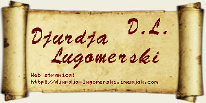 Đurđa Lugomerski vizit kartica